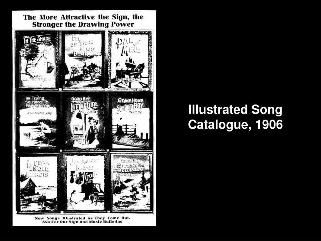 illustrated song catalogue 1906