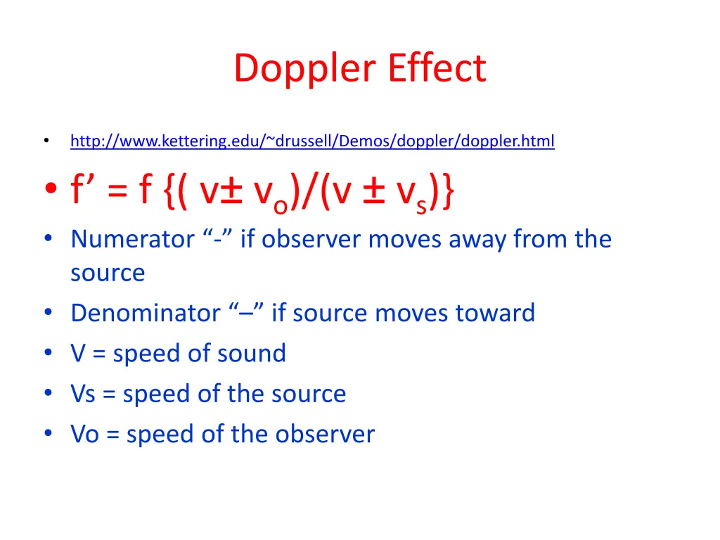 doppler effect