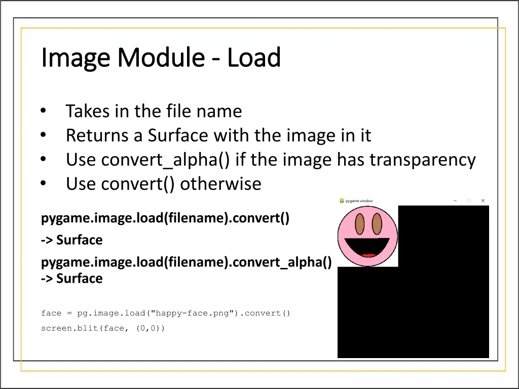 image module image module load