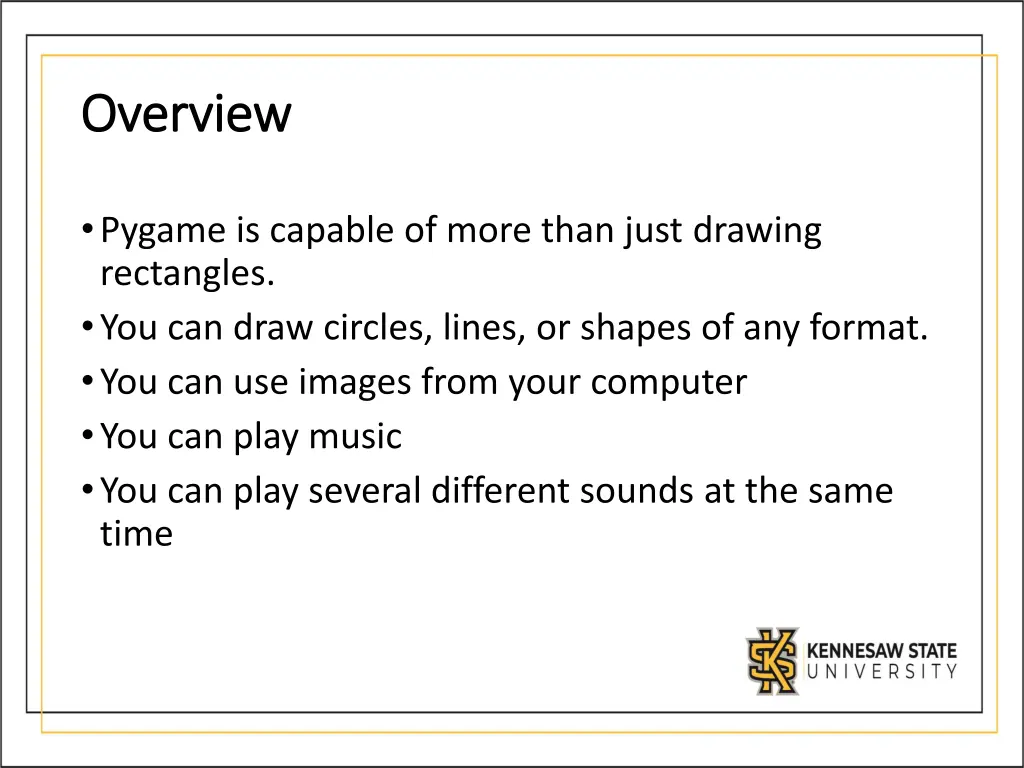 overview overview