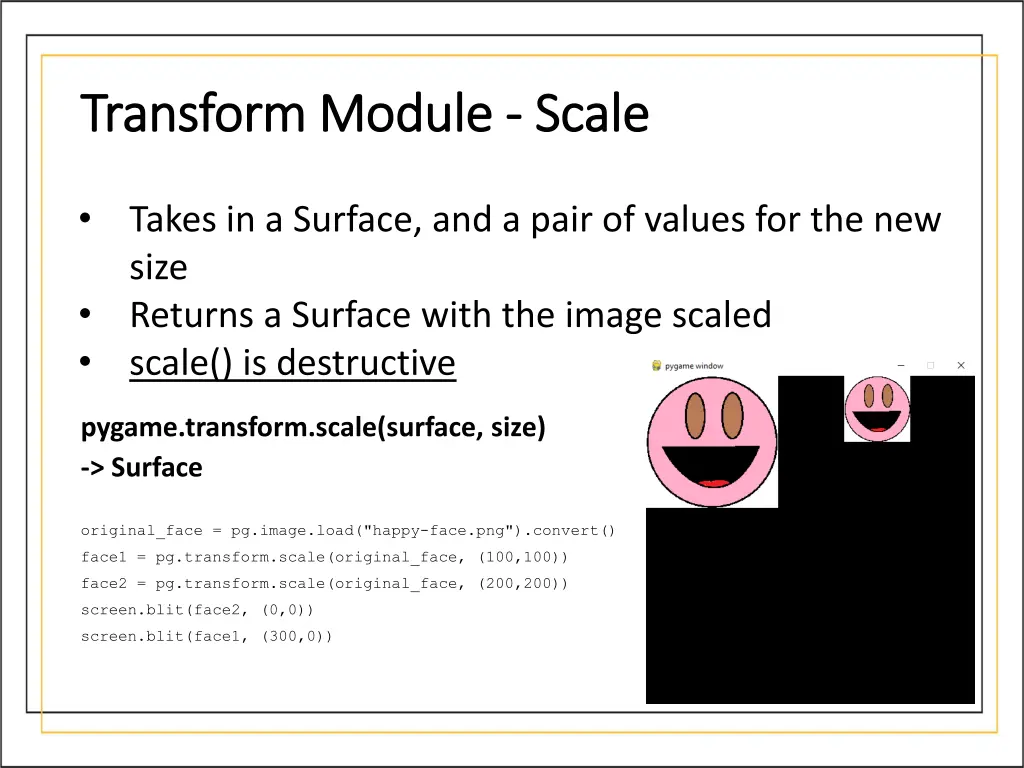 transform module transform module scale