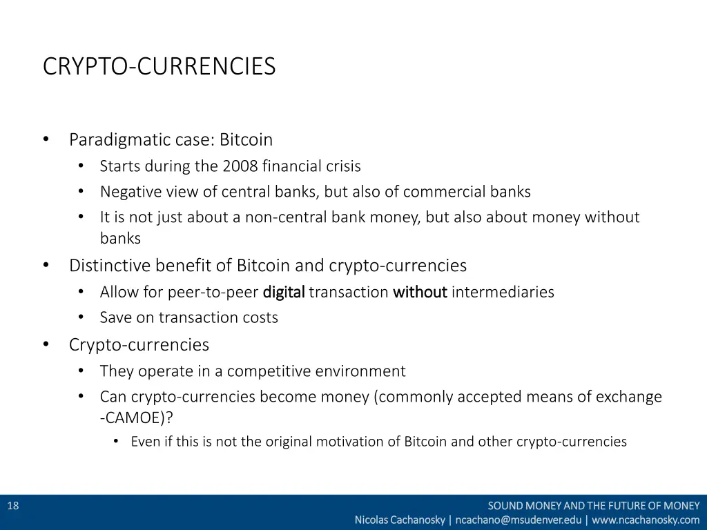 crypto currencies 1