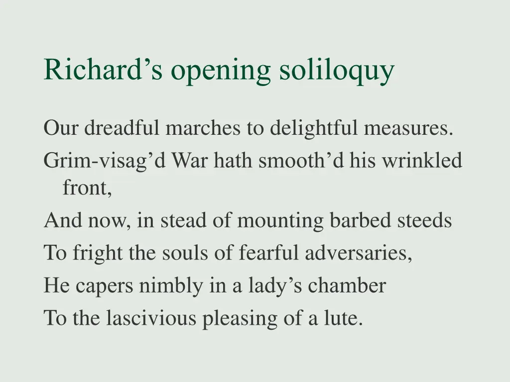 richard s opening soliloquy 1