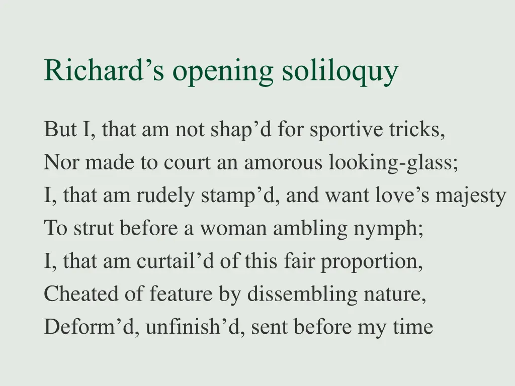 richard s opening soliloquy 2