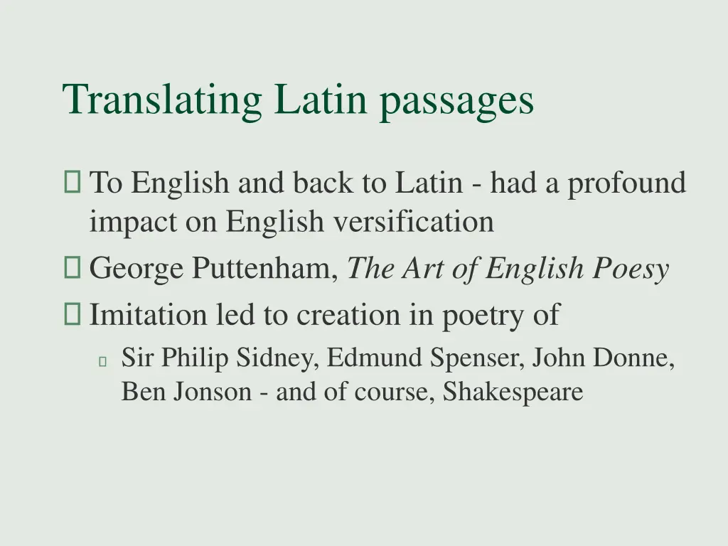 translating latin passages