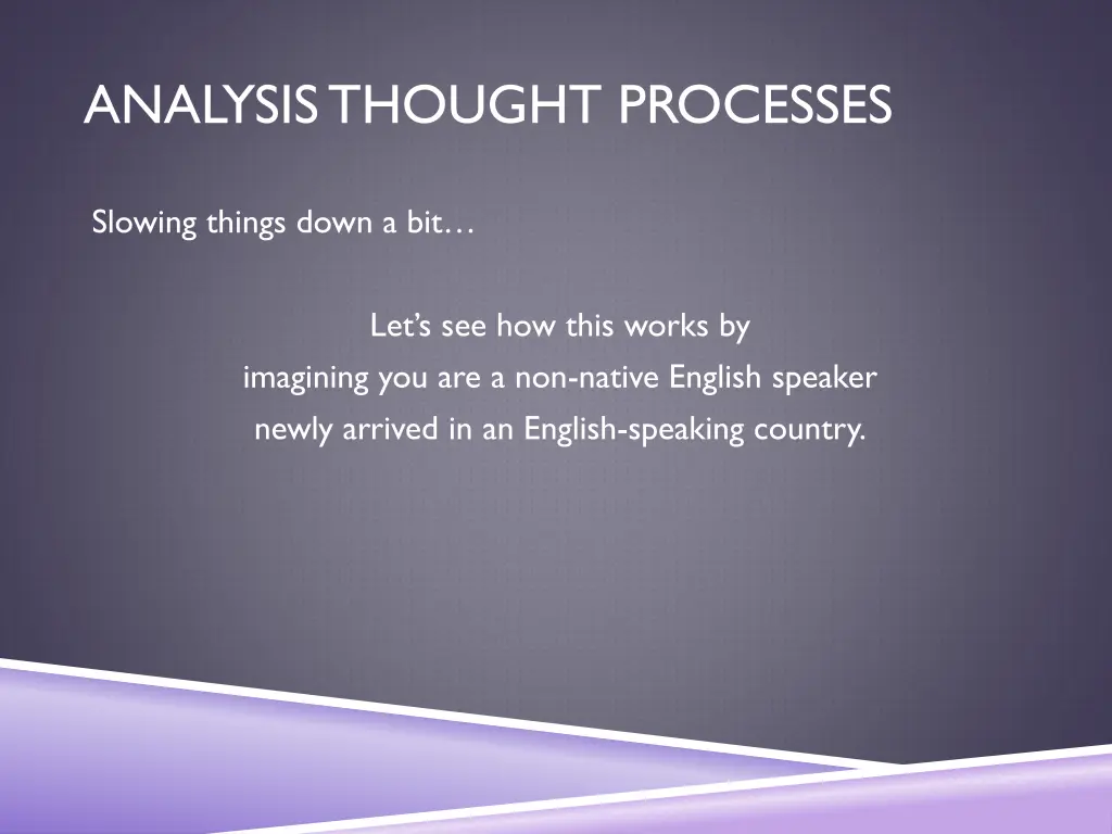 analysis thought processes 4