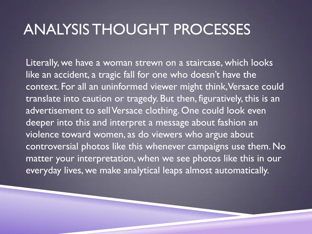 analysis thought processes 9