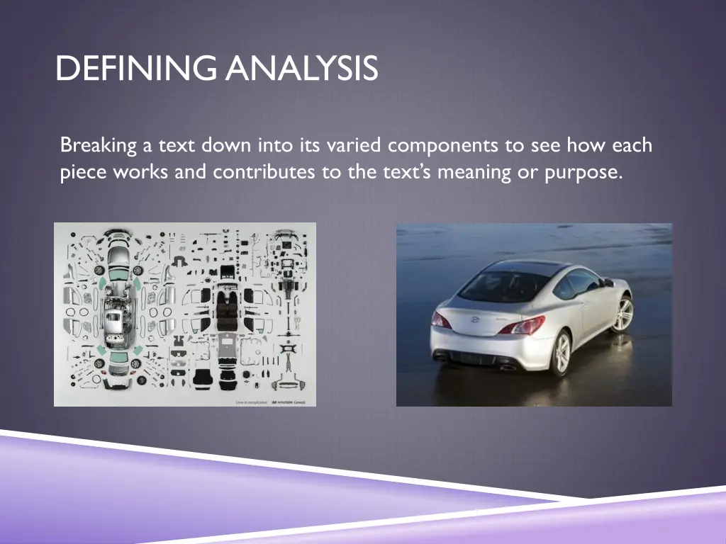 defining analysis