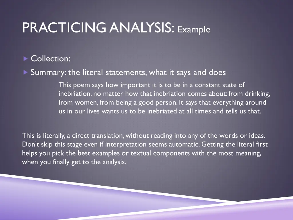 practicing analysis example 3