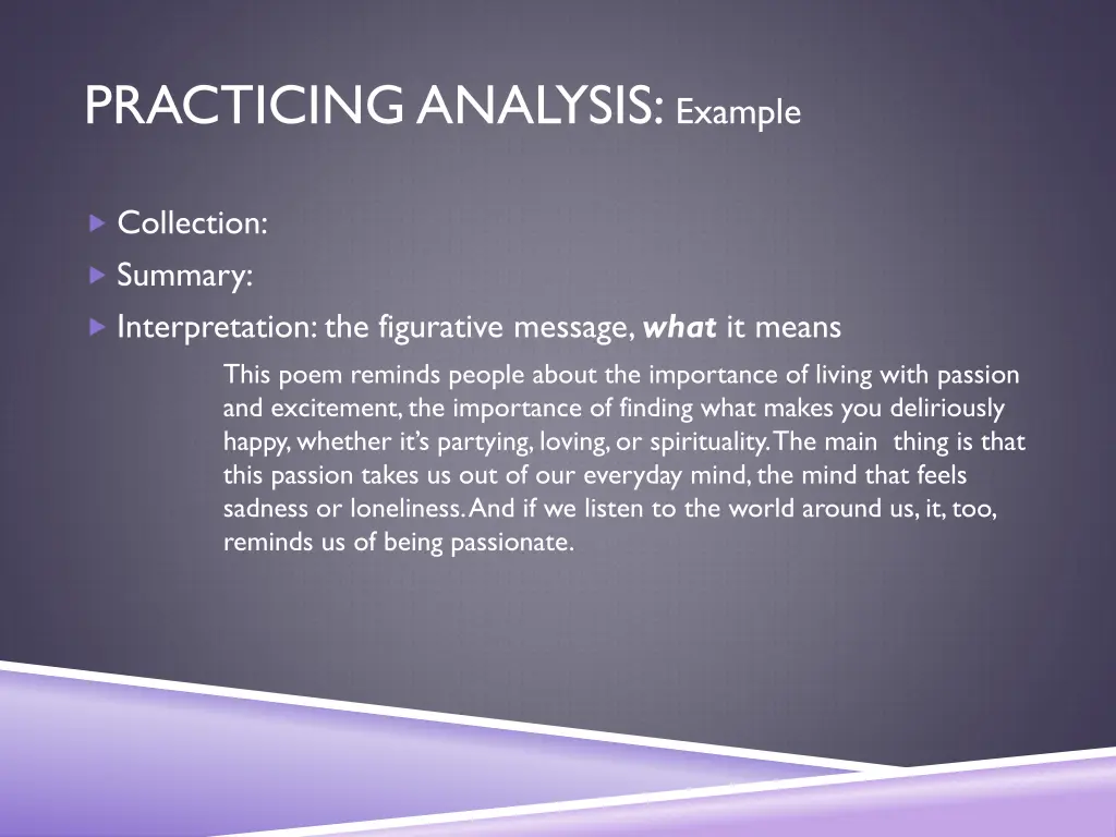 practicing analysis example 4