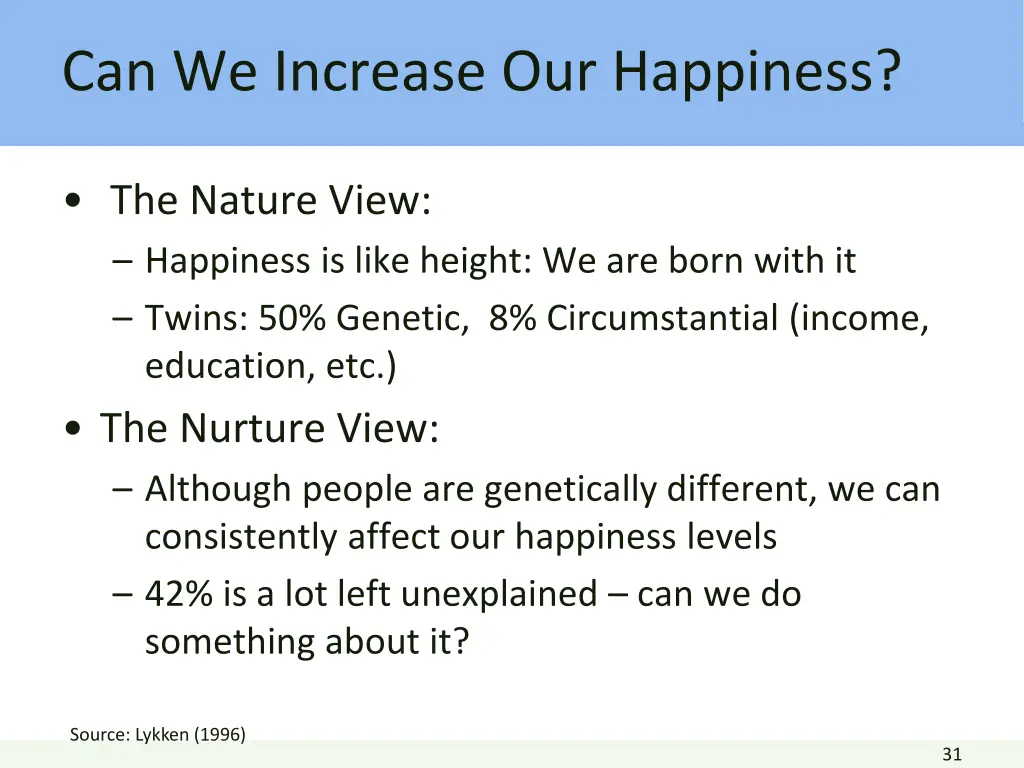 can we increase our happiness