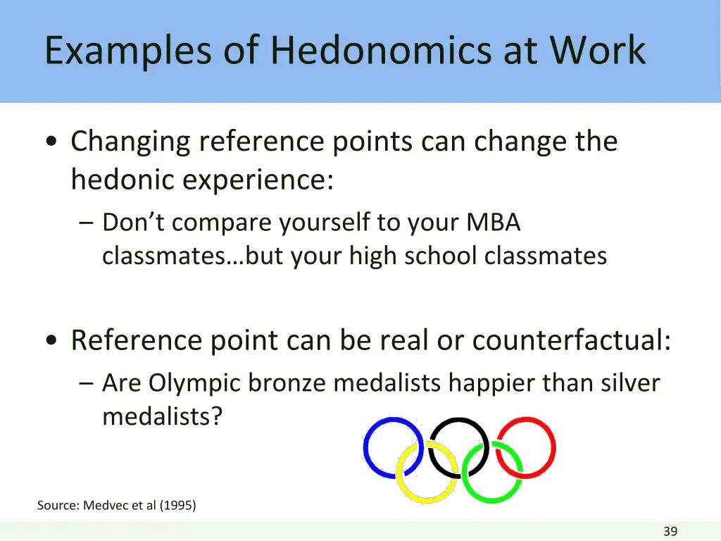 examples of hedonomics at work