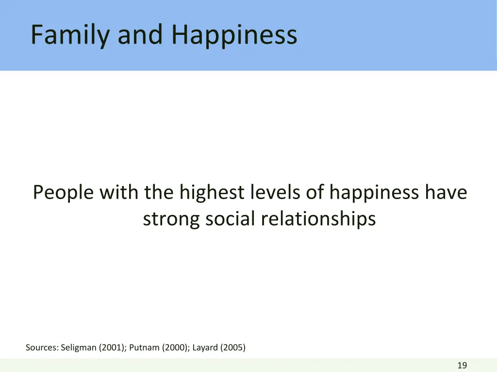 family and happiness