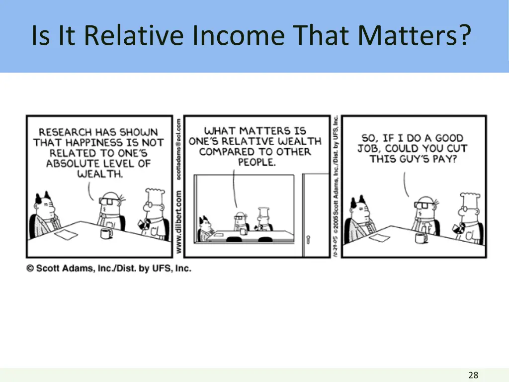 is it relative income that matters