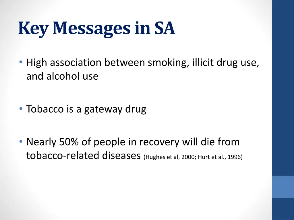 key messages in sa