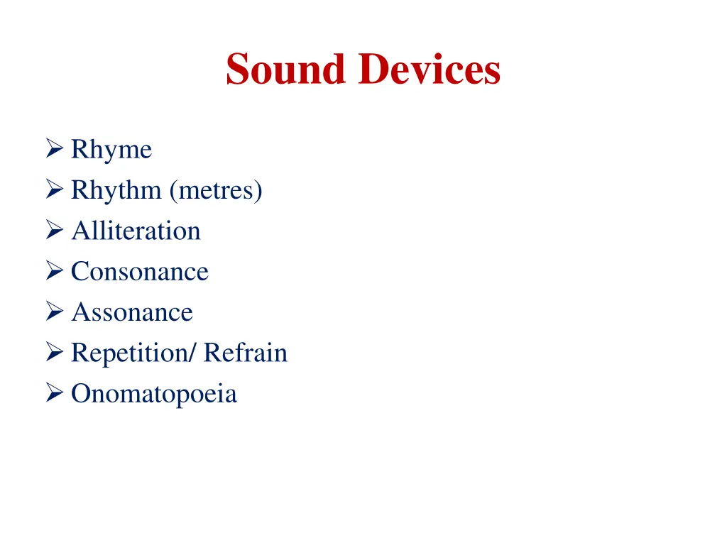 sound devices