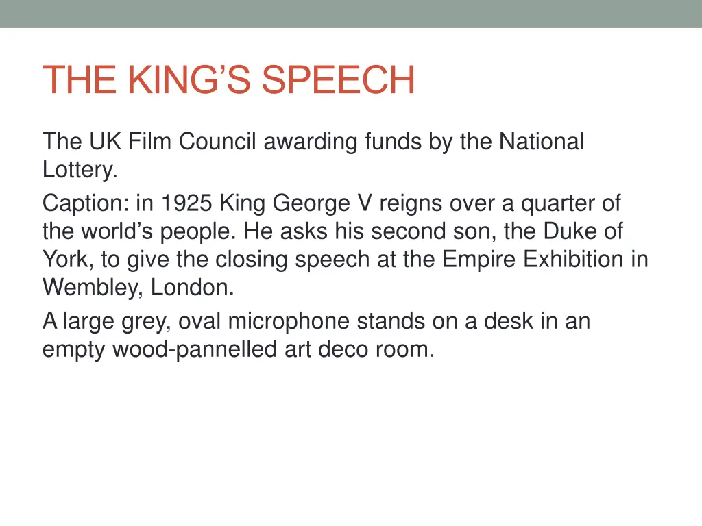 the king s speech 1