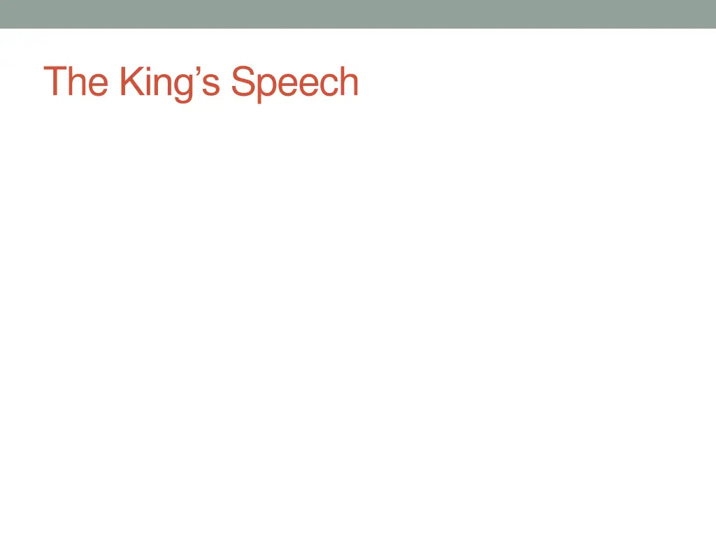 the king s speech