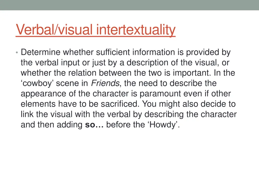 verbal visual intertextuality