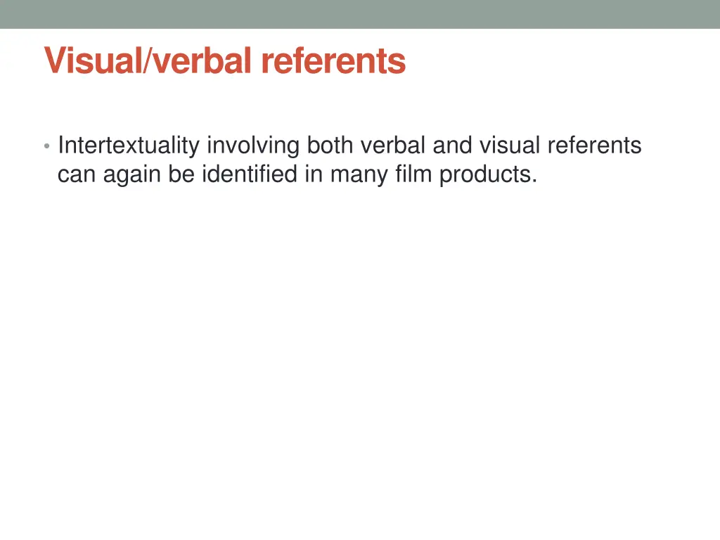 visual verbal referents