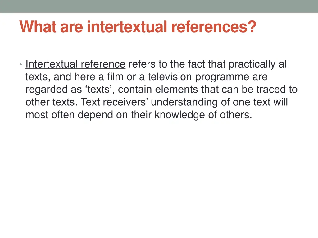 what are intertextual references