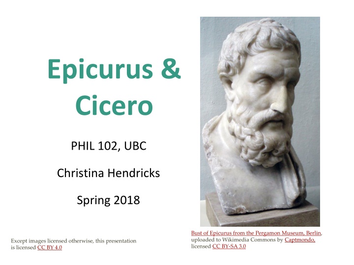 epicurus cicero