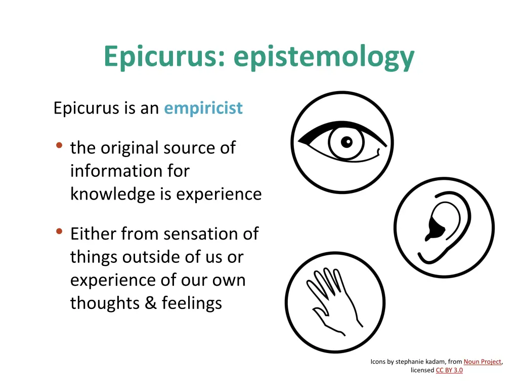 epicurus epistemology