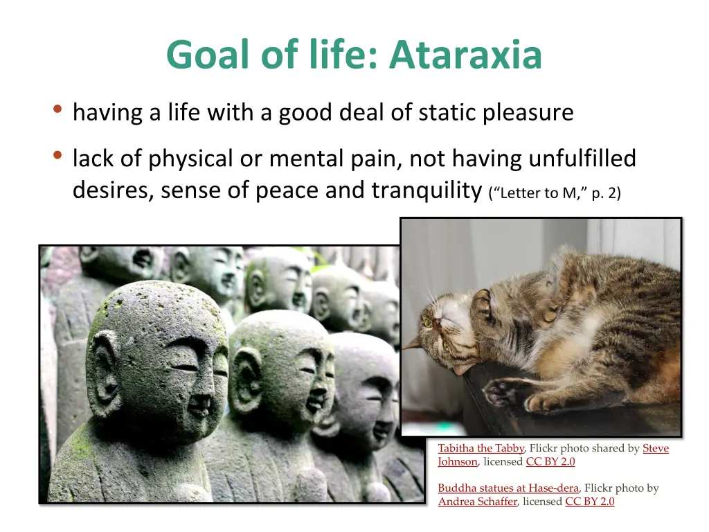 goal of life ataraxia having a life with a good