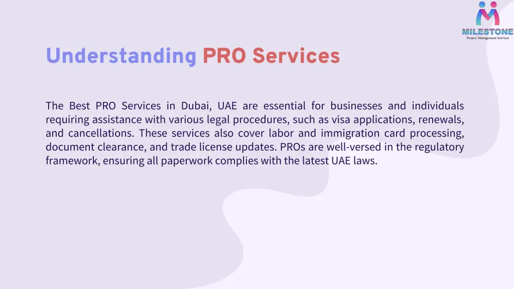 understanding pro services