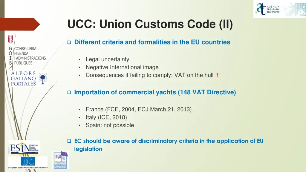 ucc union customs code ii