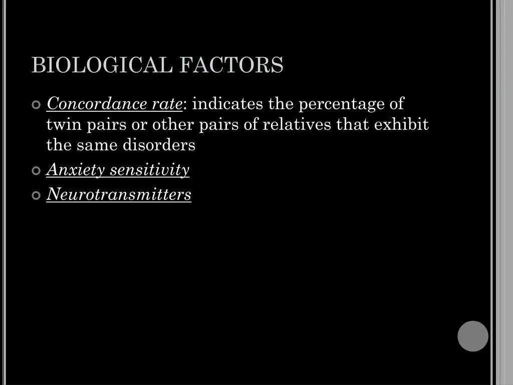 biological factors