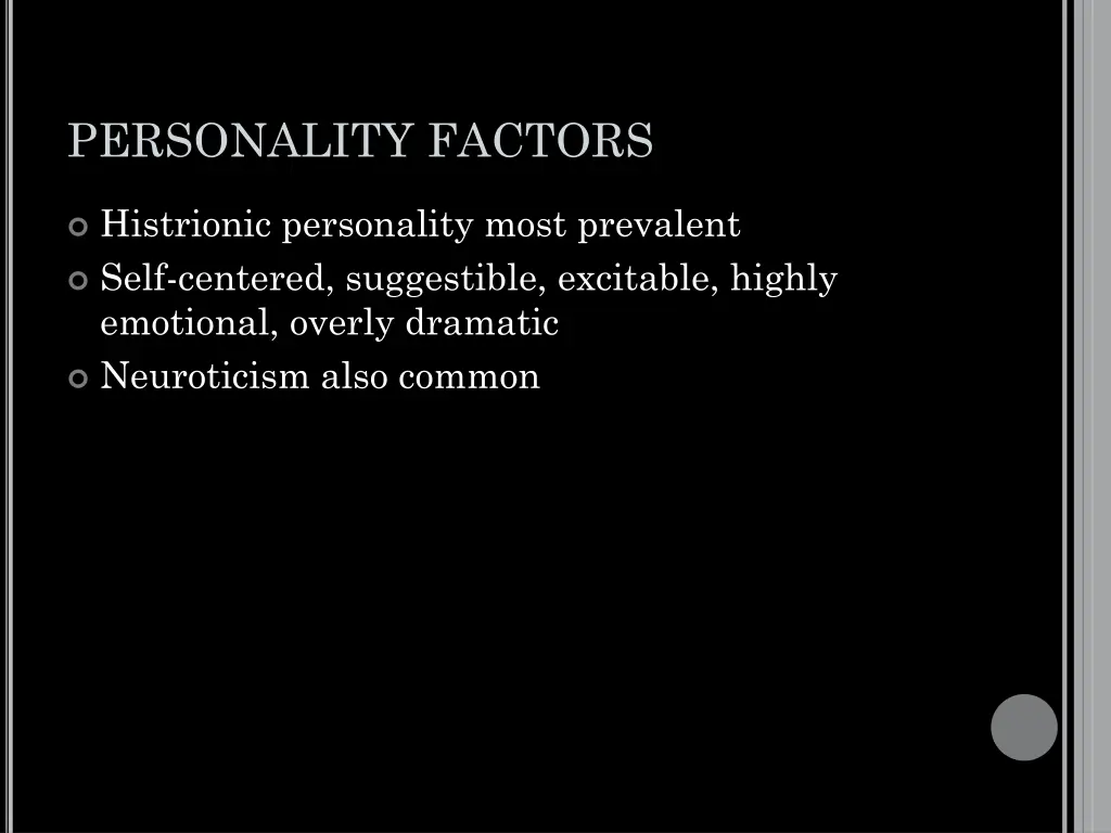 personality factors