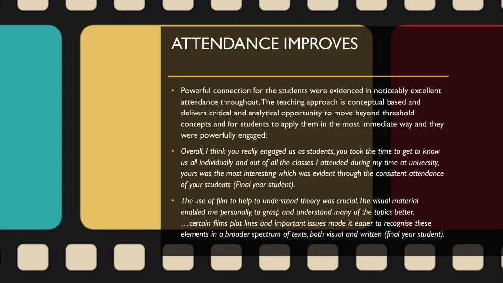 attendance improves