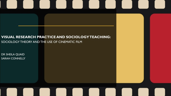 visual research practice and sociology teaching