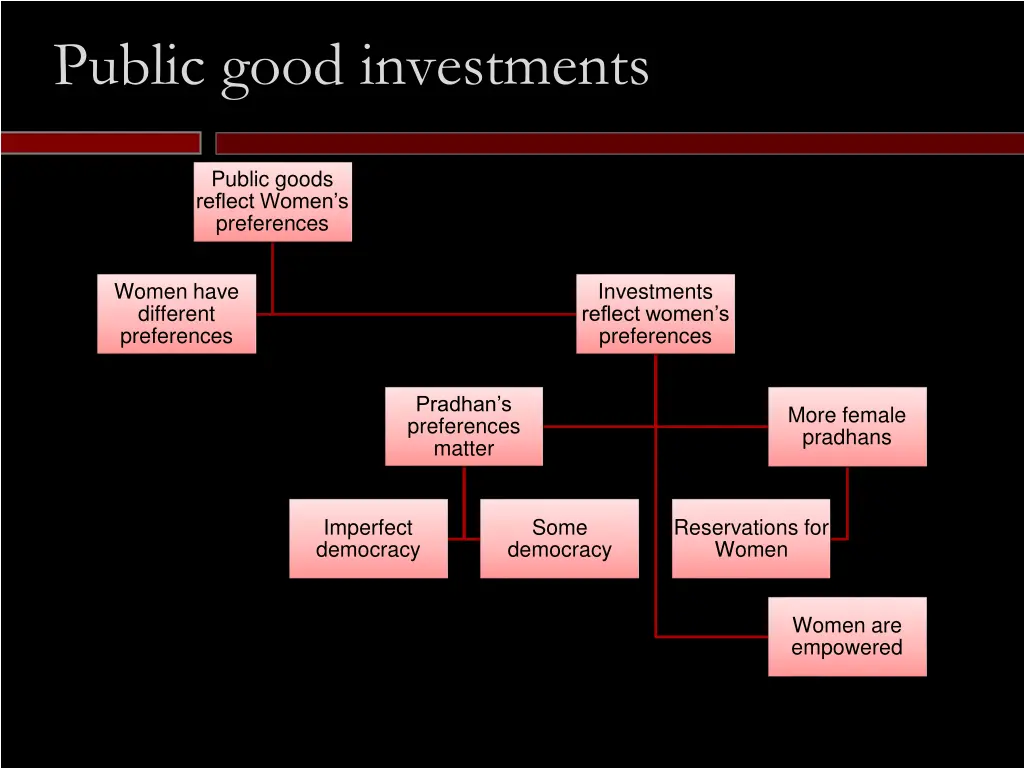 public good investments