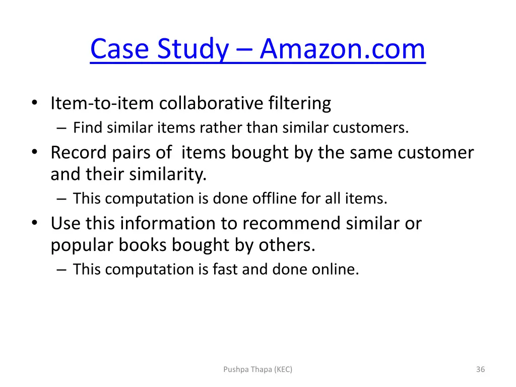 case study amazon com