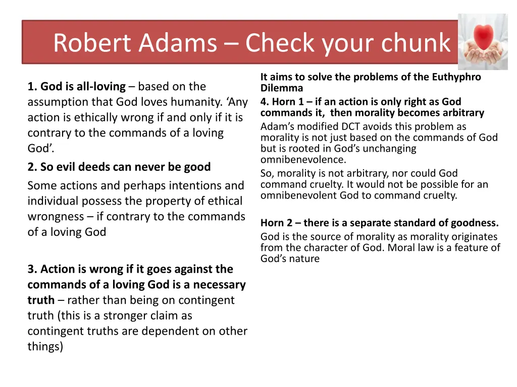 robert adams check your chunk