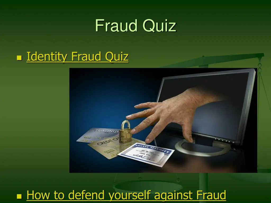 fraud quiz