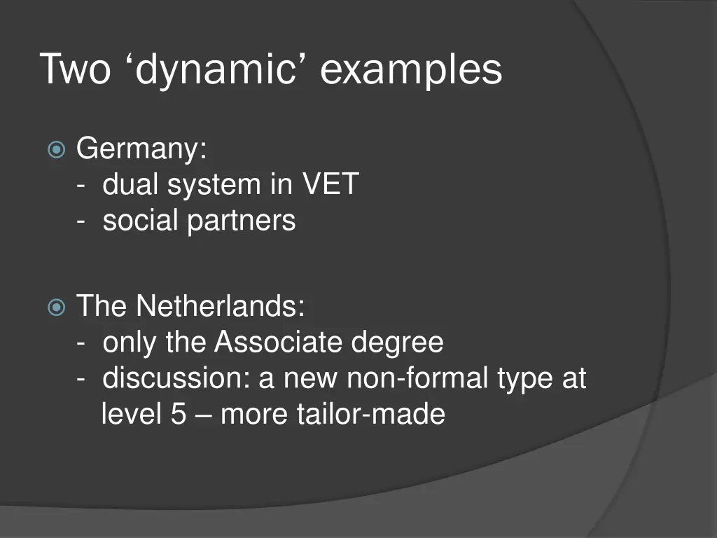 two dynamic examples