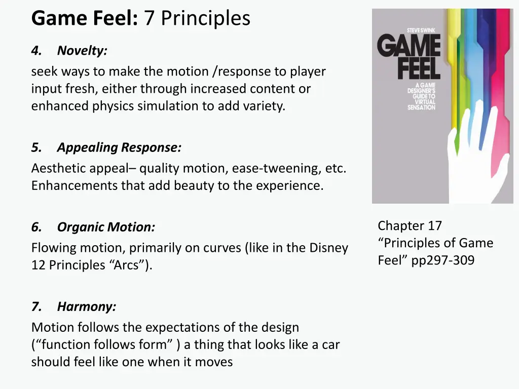 game feel 7 principles 3