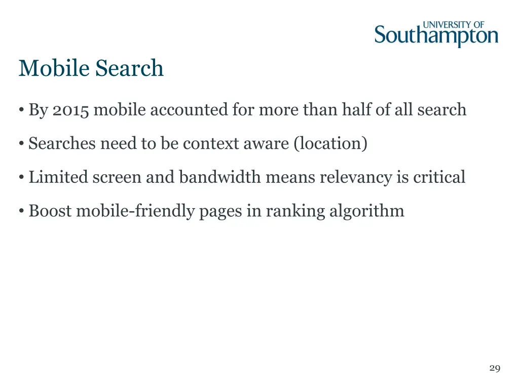 mobile search