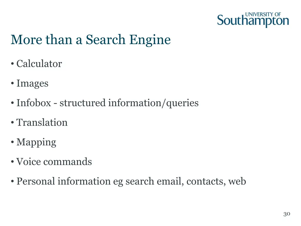 more than a search engine