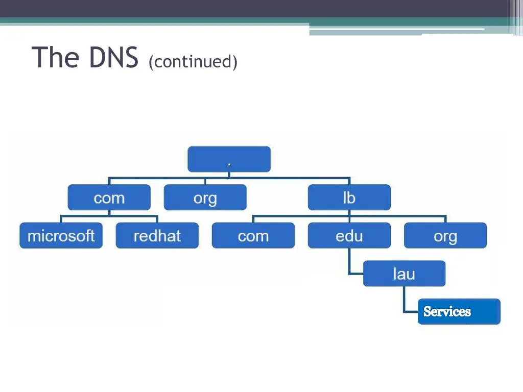 the dns continued