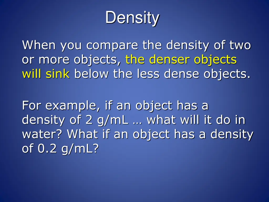 density 2