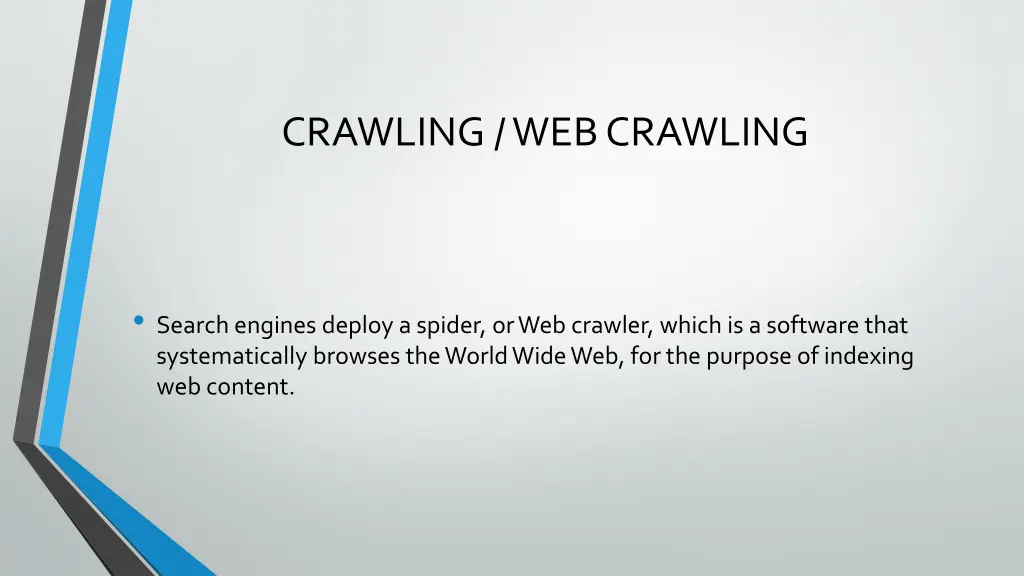 crawling web crawling