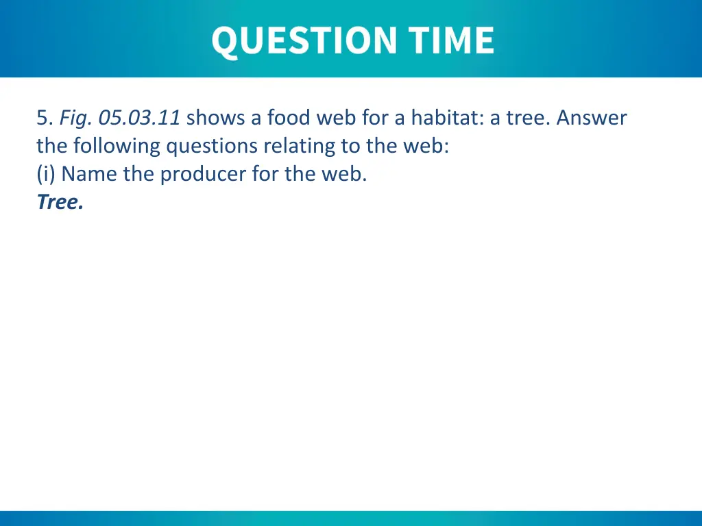 5 fig 05 03 11 shows a food web for a habitat