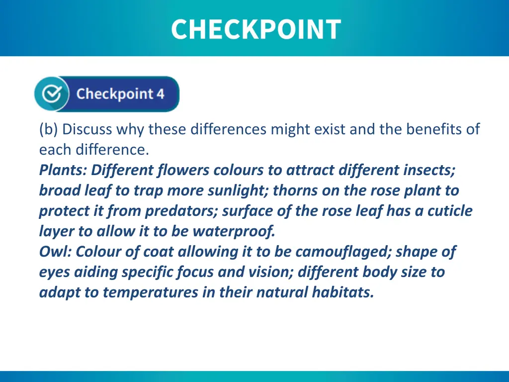 b discuss why these differences might exist