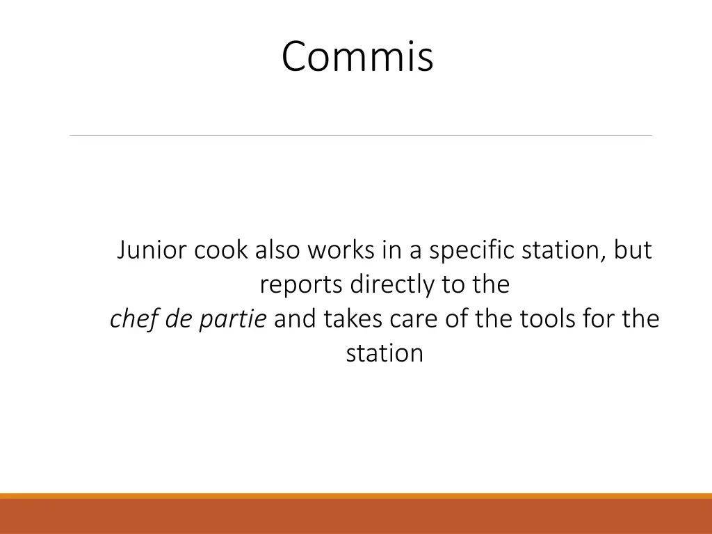 commis