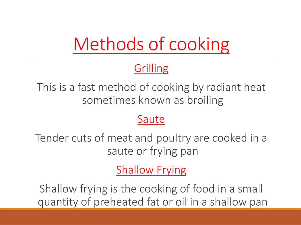 methods of cooking 3