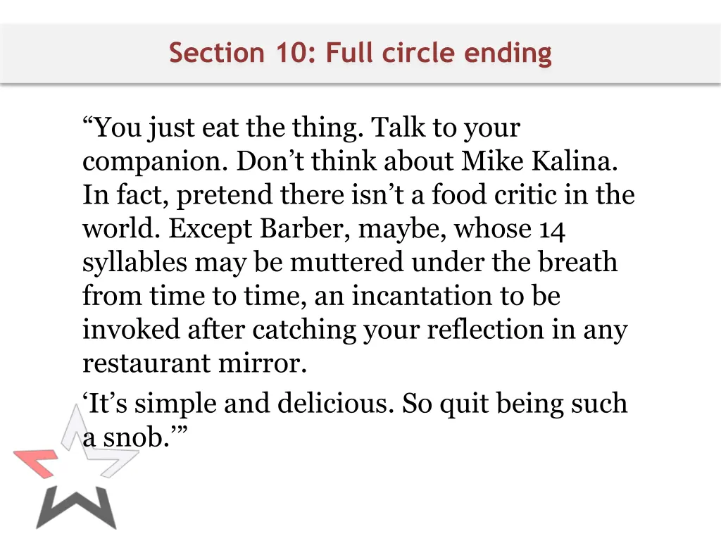 section 10 full circle ending